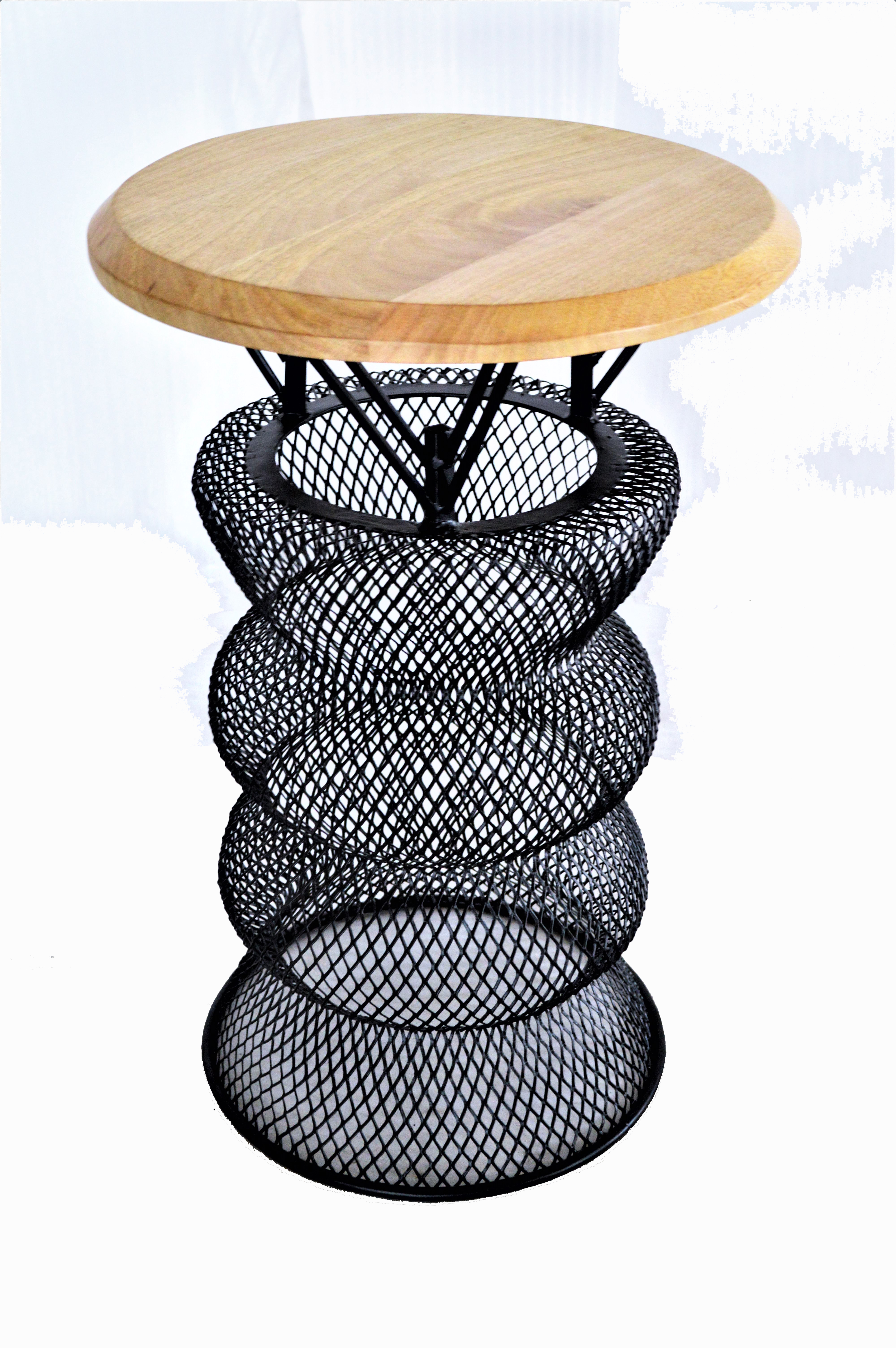 Iron mesh Side table 